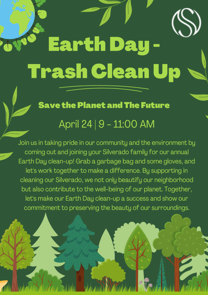 Silverado Country Club - Calendar Event - Earth Day -Trash Clean Up